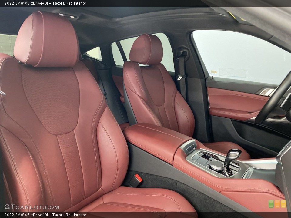 Tacora Red 2022 BMW X6 Interiors