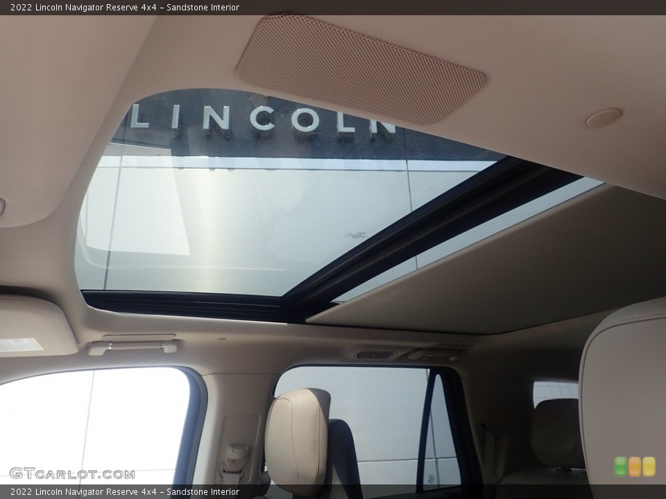 Sandstone Interior Sunroof for the 2022 Lincoln Navigator Reserve 4x4 #146246901