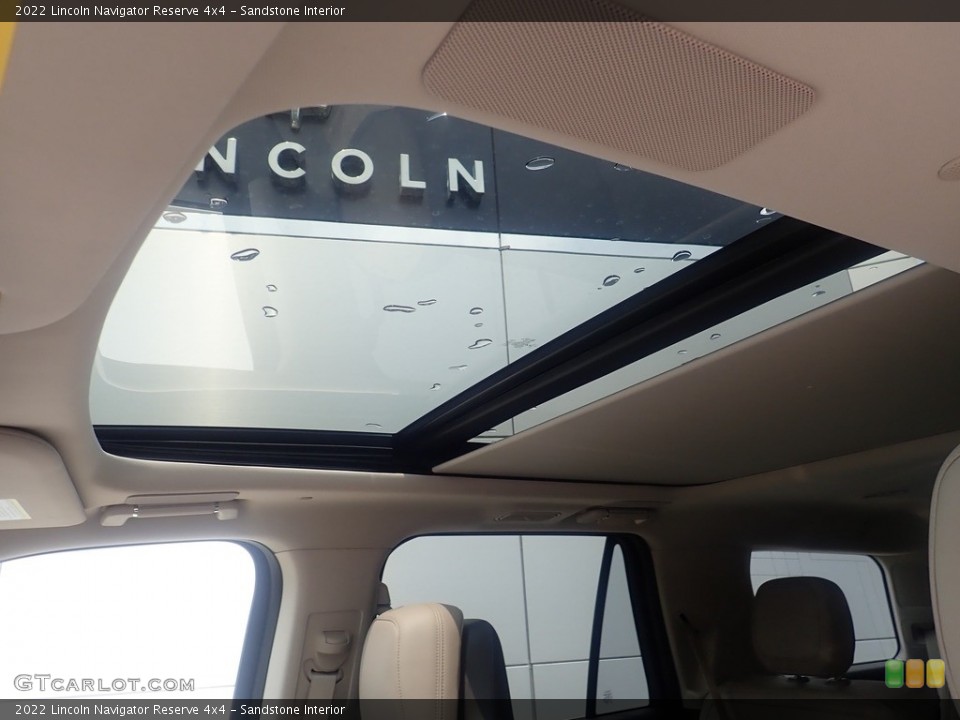 Sandstone Interior Sunroof for the 2022 Lincoln Navigator Reserve 4x4 #146247057