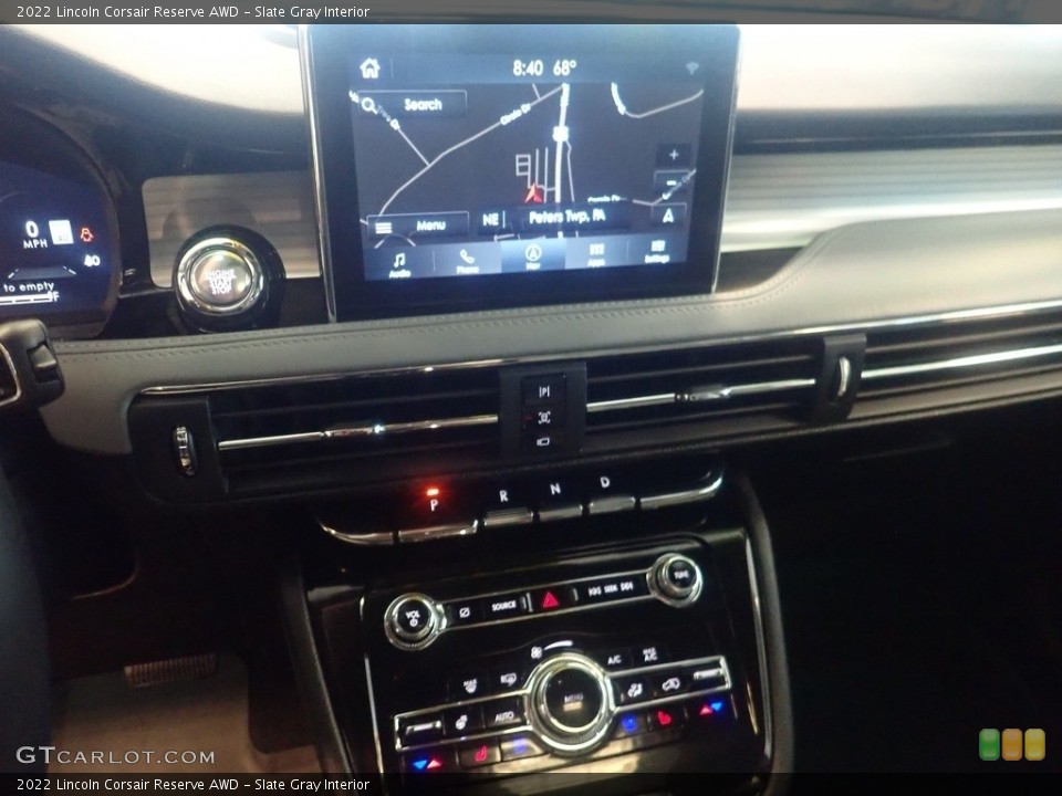 Slate Gray Interior Controls for the 2022 Lincoln Corsair Reserve AWD #146247210