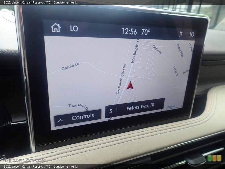 Sandstone Interior Navigation for the 2022 Lincoln Corsair Reserve AWD #146247366