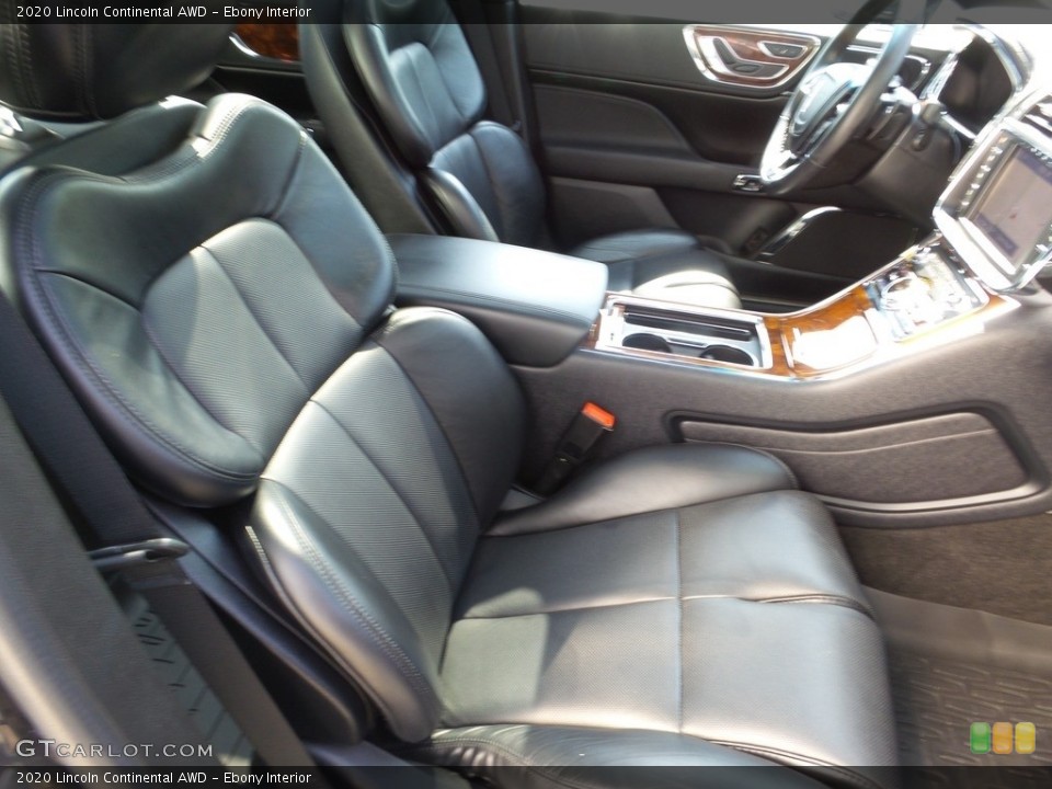 Ebony Interior Front Seat for the 2020 Lincoln Continental AWD #146247492