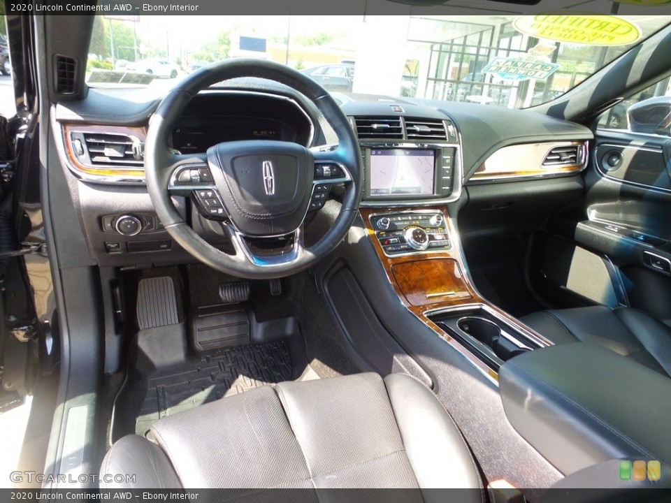 Ebony 2020 Lincoln Continental Interiors