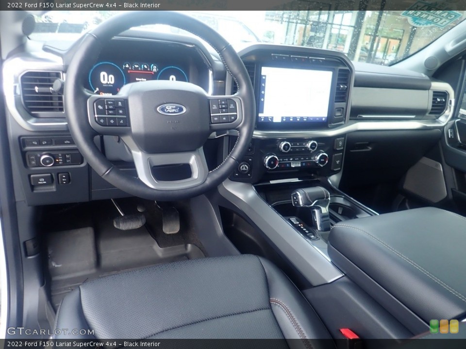 Black Interior Photo for the 2022 Ford F150 Lariat SuperCrew 4x4 #146248209