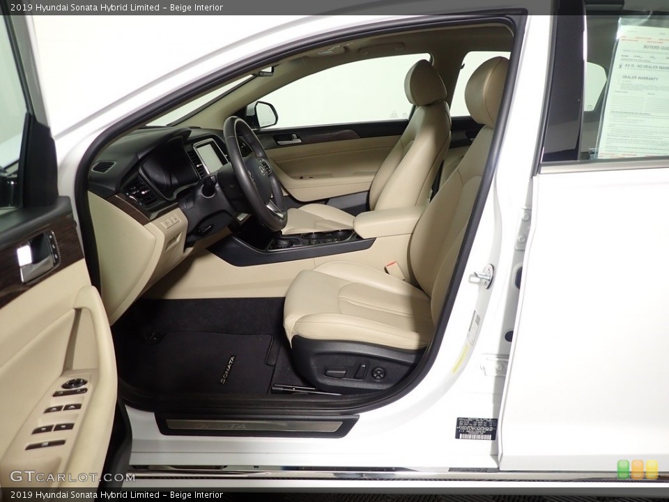 Beige Interior Front Seat for the 2019 Hyundai Sonata Hybrid Limited #146248647