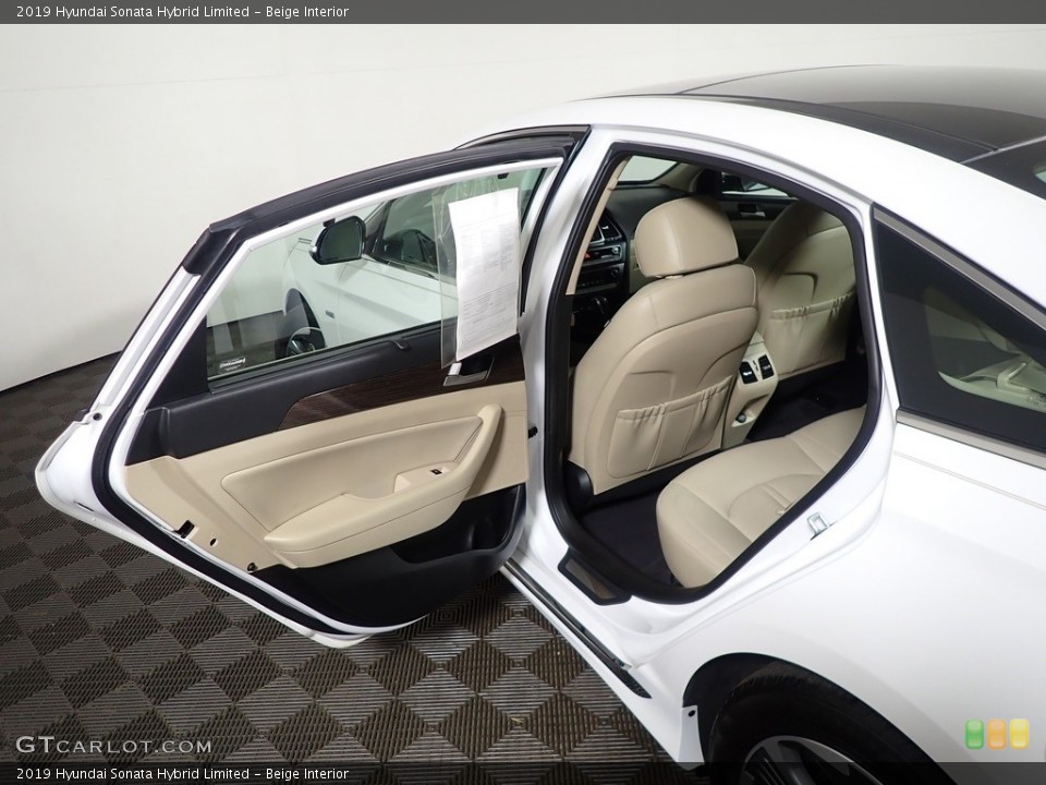 Beige Interior Door Panel for the 2019 Hyundai Sonata Hybrid Limited #146248716