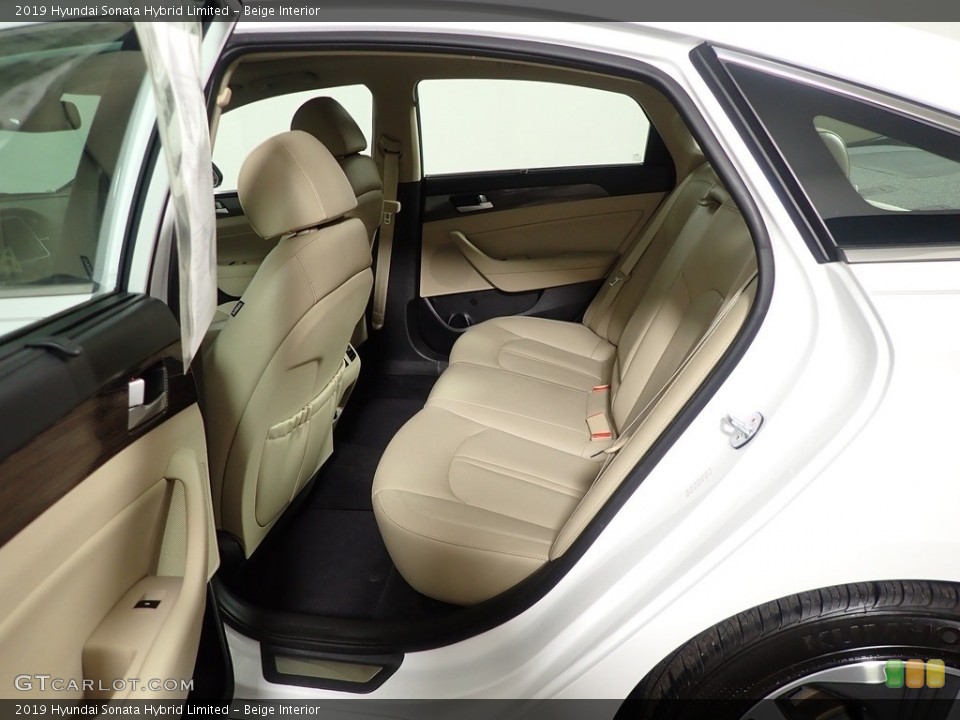 Beige Interior Rear Seat for the 2019 Hyundai Sonata Hybrid Limited #146248719