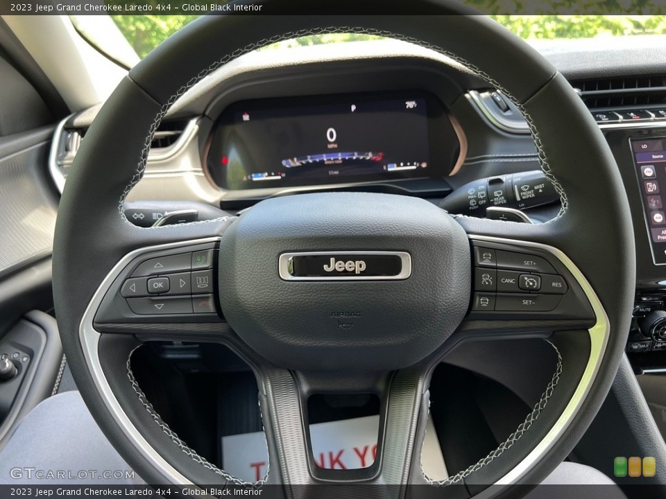 Global Black Interior Steering Wheel for the 2023 Jeep Grand Cherokee Laredo 4x4 #146249812