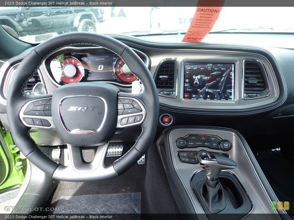 Black Interior Dashboard for the 2023 Dodge Challenger SRT Hellcat JailBreak #146251795