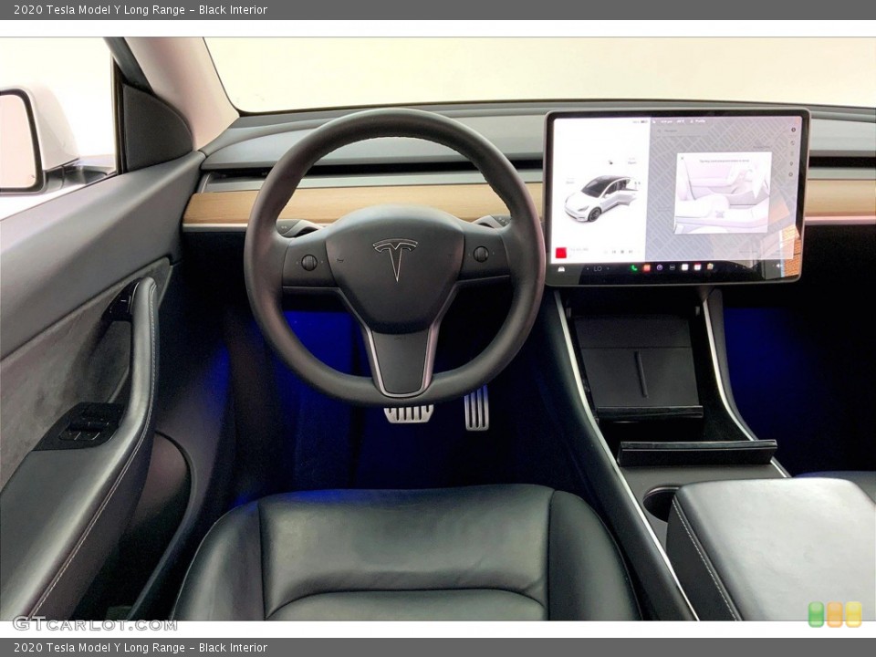 Black Interior Dashboard for the 2020 Tesla Model Y Long Range #146251965