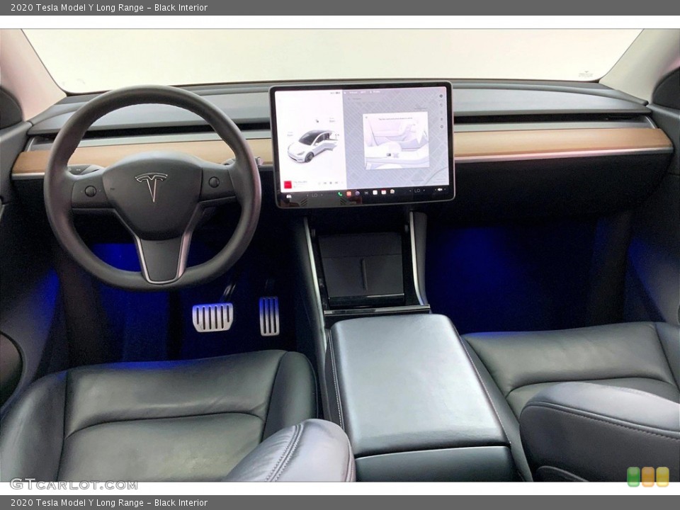 Black Interior Front Seat for the 2020 Tesla Model Y Long Range #146252241