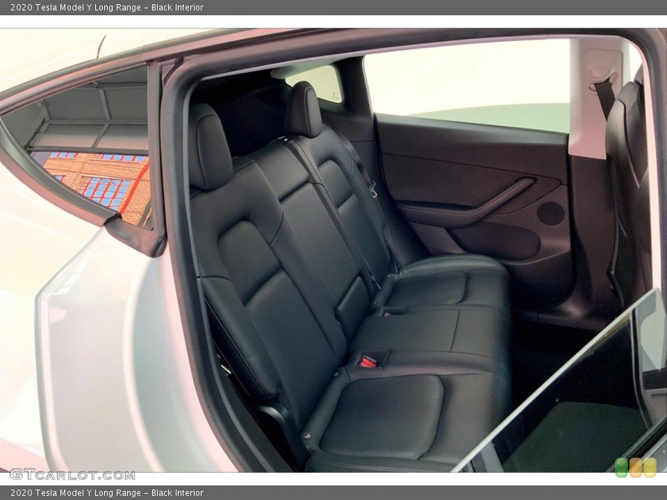 Black Interior Rear Seat for the 2020 Tesla Model Y Long Range #146252346
