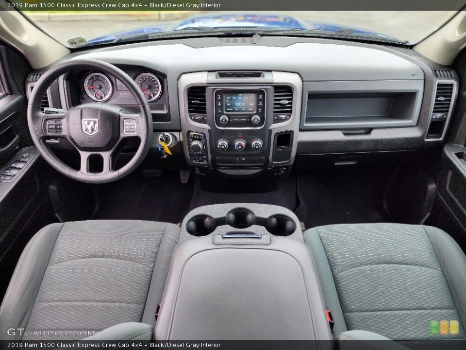 Black/Diesel Gray Interior Photo for the 2019 Ram 1500 Classic Express Crew Cab 4x4 #146252367