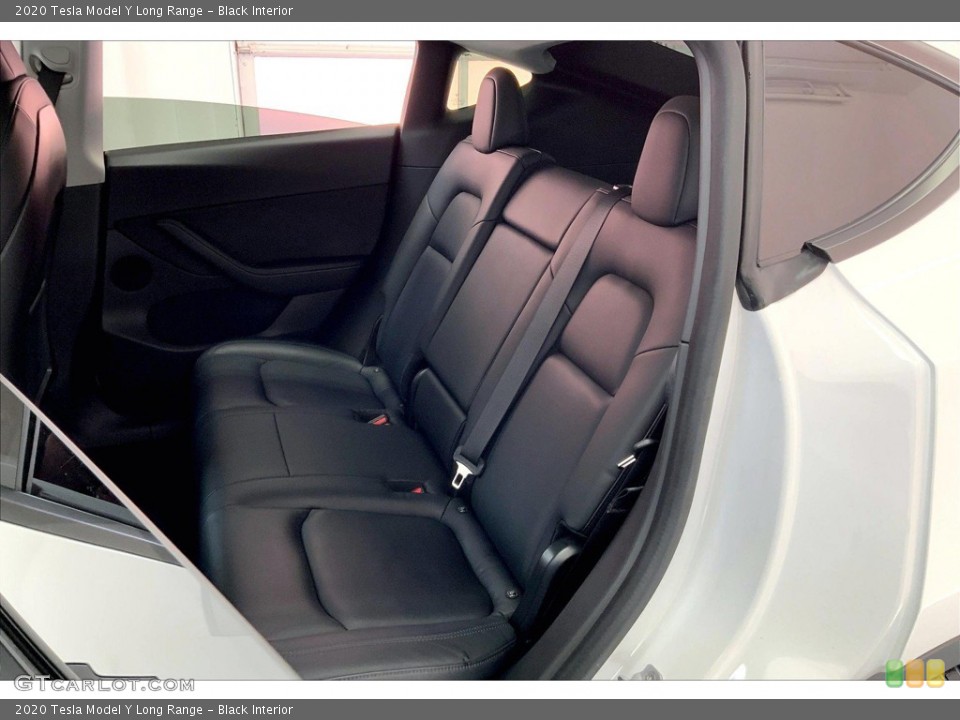 Black Interior Rear Seat for the 2020 Tesla Model Y Long Range #146252372