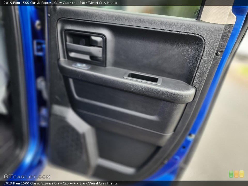 Black/Diesel Gray Interior Door Panel for the 2019 Ram 1500 Classic Express Crew Cab 4x4 #146252754