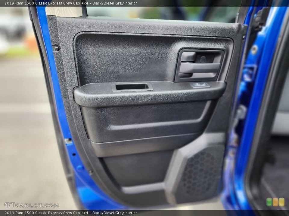 Black/Diesel Gray Interior Door Panel for the 2019 Ram 1500 Classic Express Crew Cab 4x4 #146252865