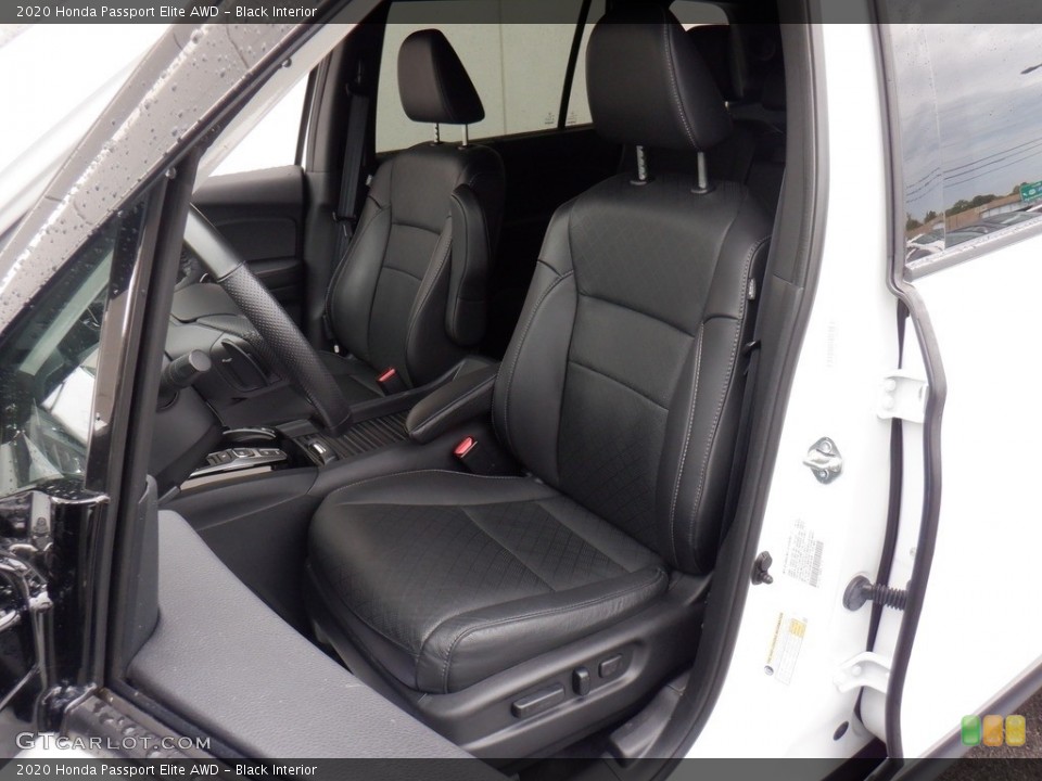 Black Interior Front Seat for the 2020 Honda Passport Elite AWD #146252874
