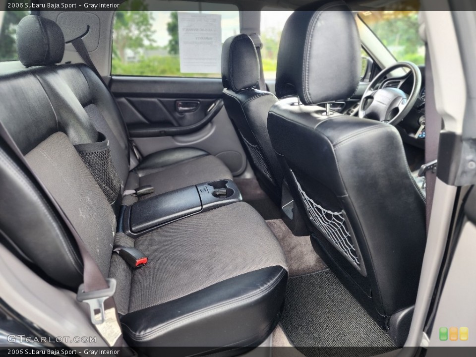 Gray Interior Rear Seat for the 2006 Subaru Baja Sport #146252910