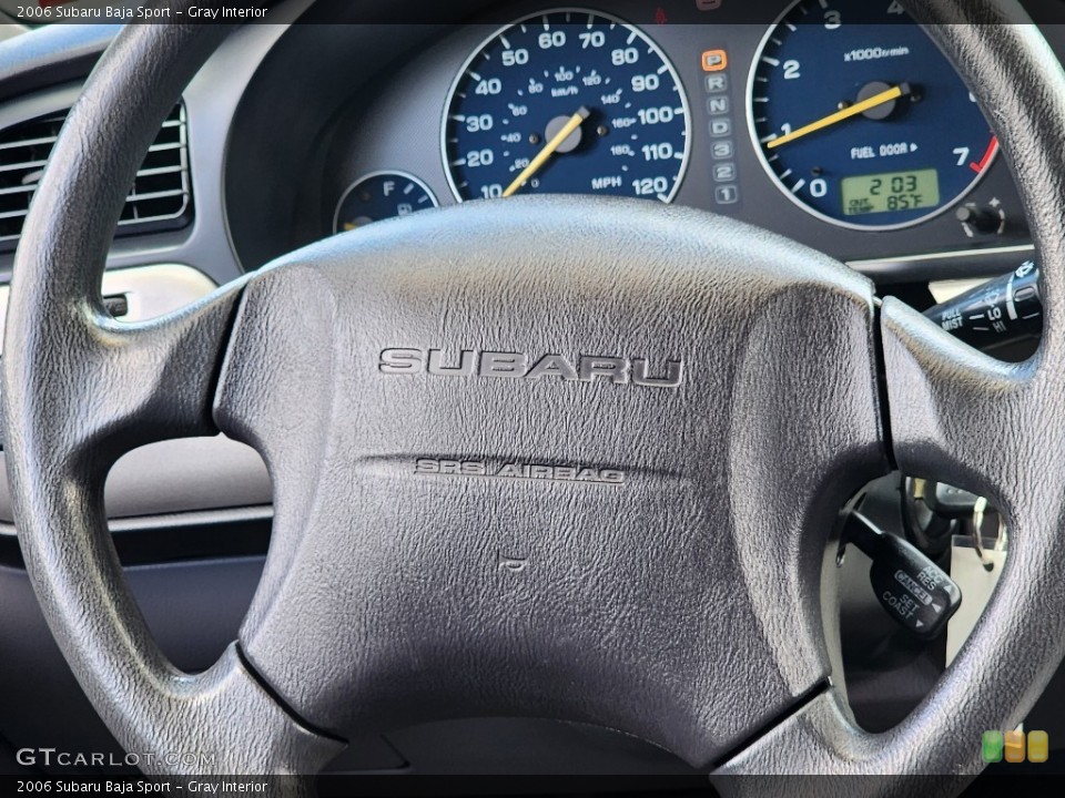 Gray Interior Steering Wheel for the 2006 Subaru Baja Sport #146253015