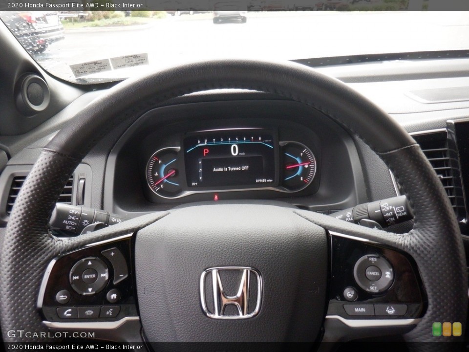 Black Interior Steering Wheel for the 2020 Honda Passport Elite AWD #146253279