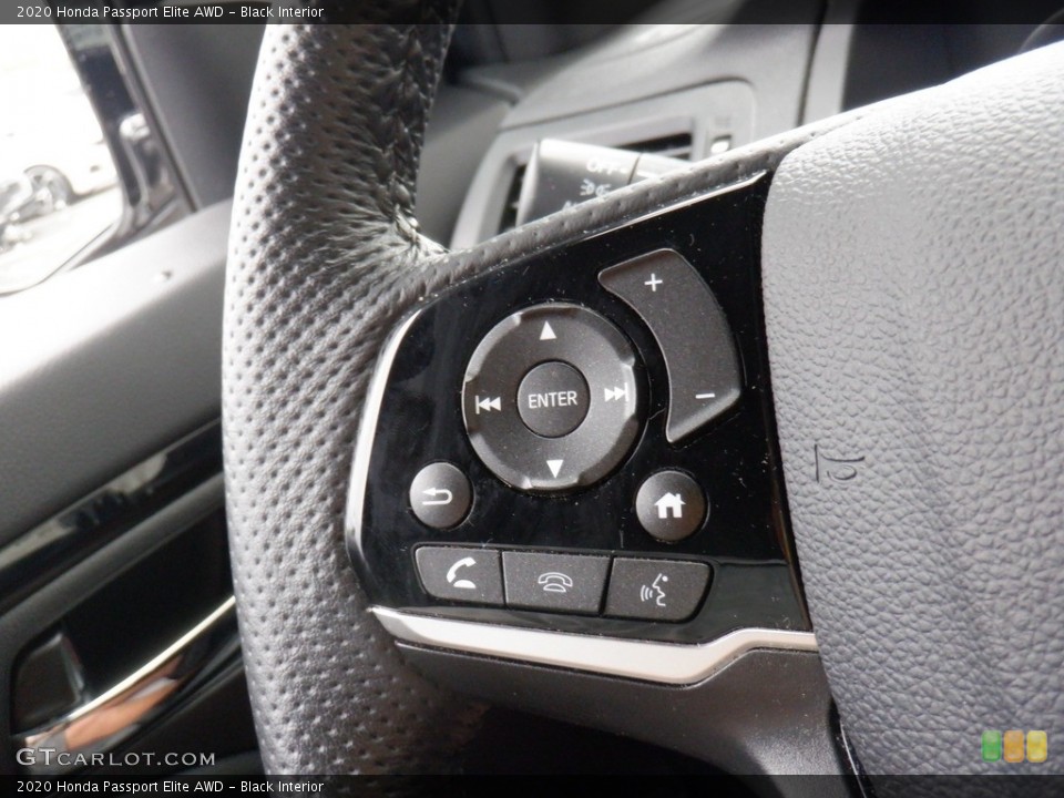 Black Interior Steering Wheel for the 2020 Honda Passport Elite AWD #146253310