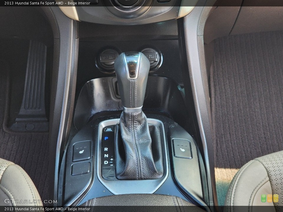 Beige Interior Transmission for the 2013 Hyundai Santa Fe Sport AWD #146253762