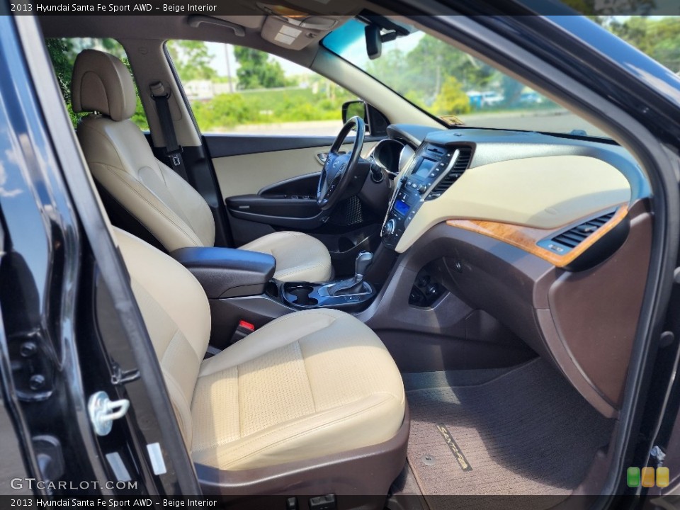 Beige Interior Front Seat for the 2013 Hyundai Santa Fe Sport AWD #146253918