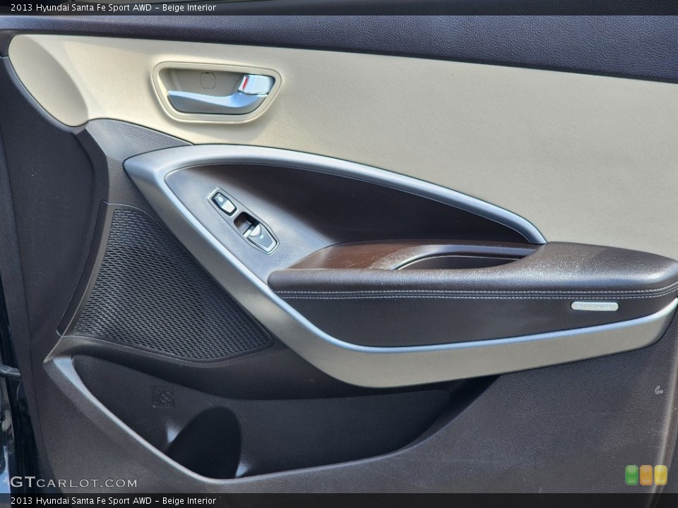 Beige Interior Door Panel for the 2013 Hyundai Santa Fe Sport AWD #146253941