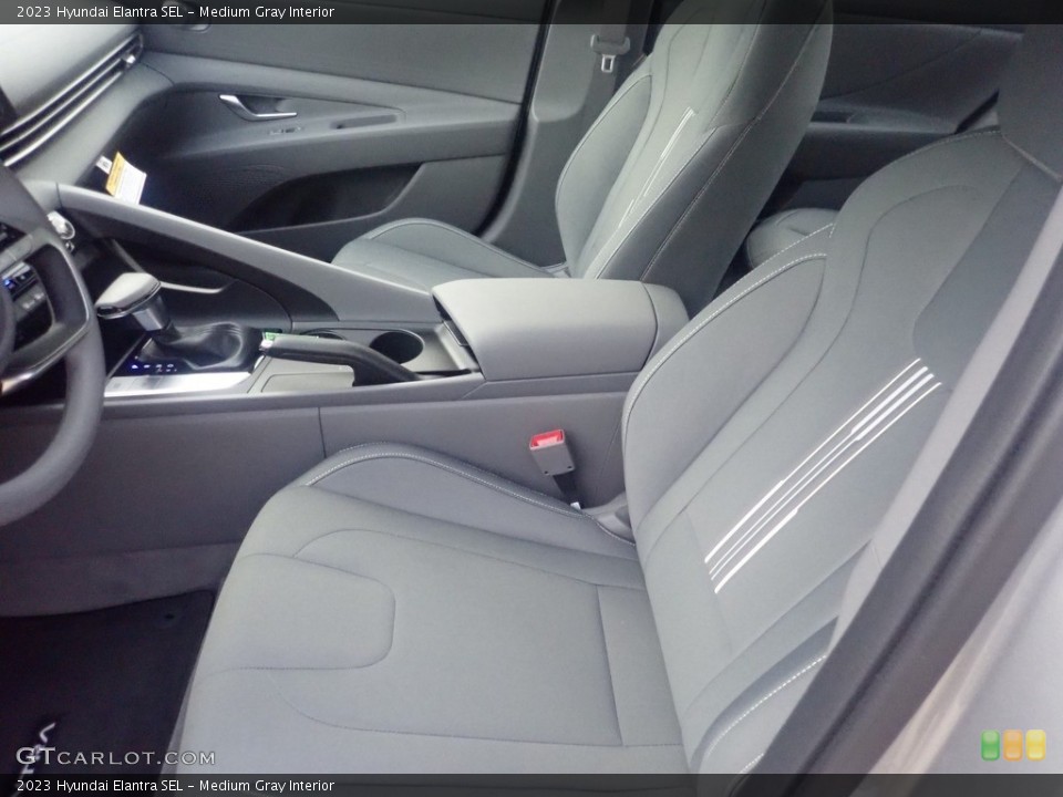 Medium Gray Interior Front Seat for the 2023 Hyundai Elantra SEL #146255460