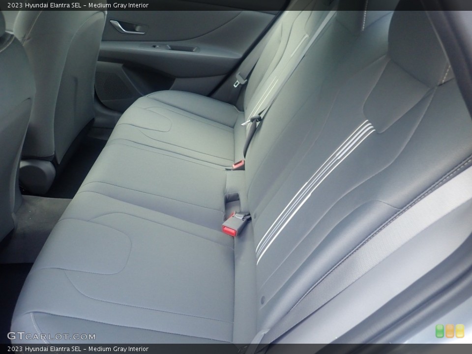 Medium Gray Interior Rear Seat for the 2023 Hyundai Elantra SEL #146255478