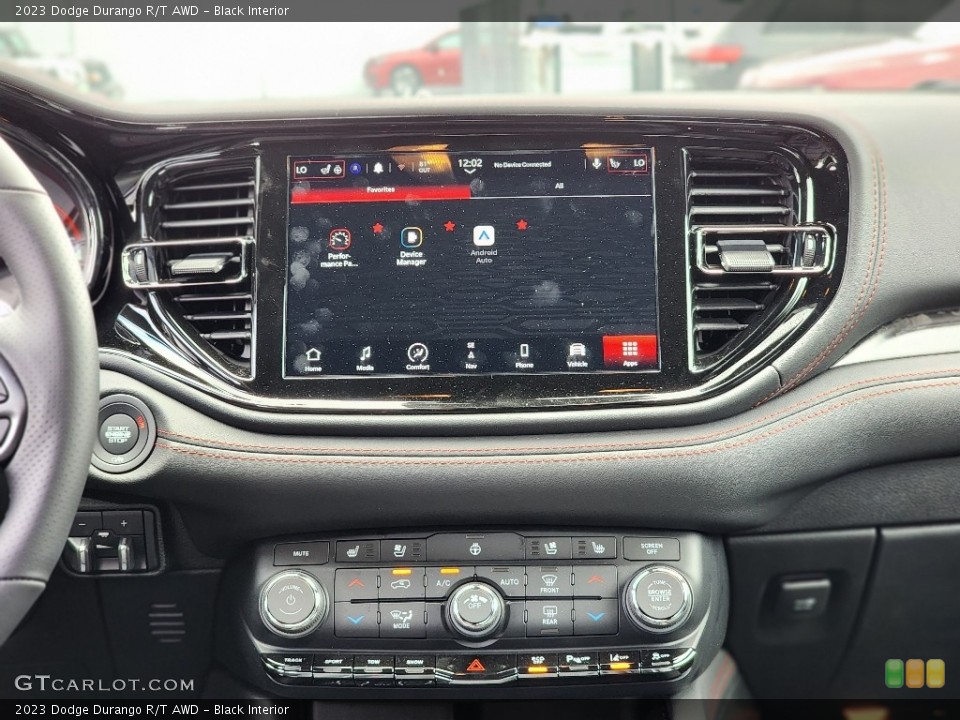 Black Interior Controls for the 2023 Dodge Durango R/T AWD #146256024
