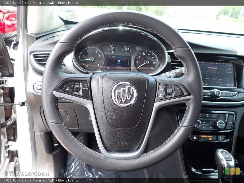 Ebony Interior Steering Wheel for the 2022 Buick Encore Preferred AWD #146257488