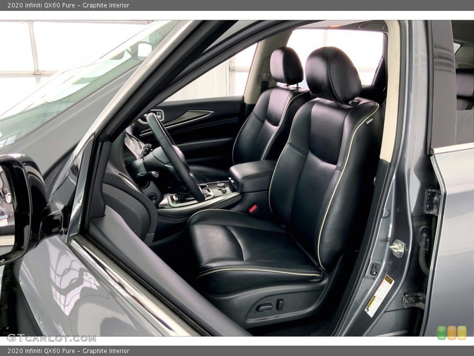 Graphite Interior Front Seat for the 2020 Infiniti QX60 Pure #146257821