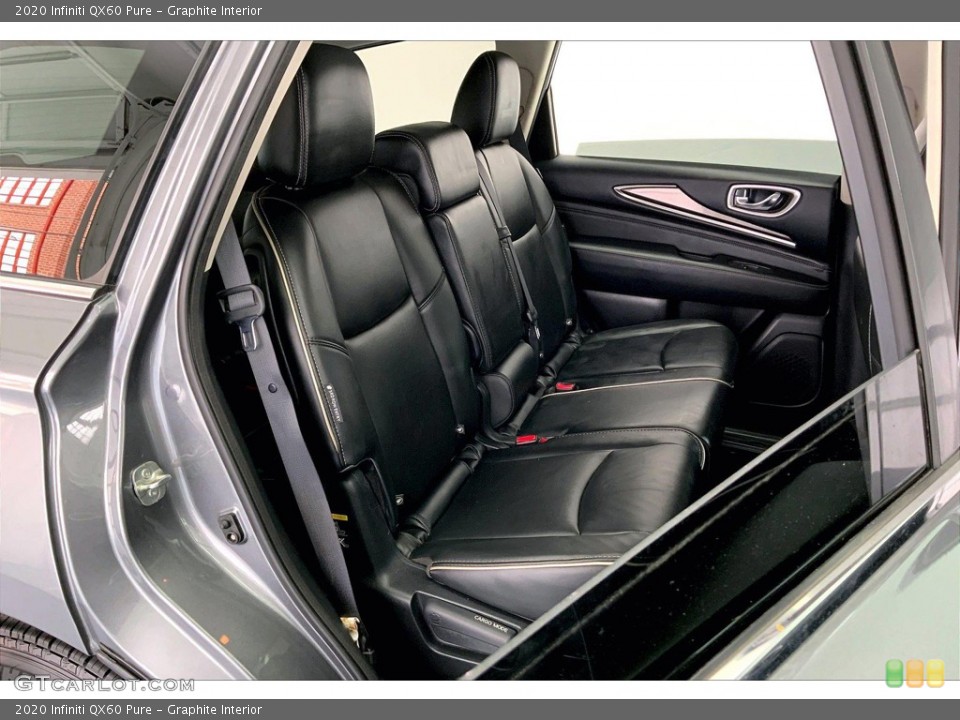 Graphite Interior Rear Seat for the 2020 Infiniti QX60 Pure #146257842