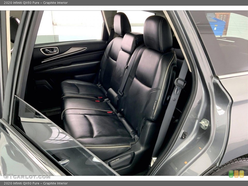 Graphite Interior Rear Seat for the 2020 Infiniti QX60 Pure #146257860