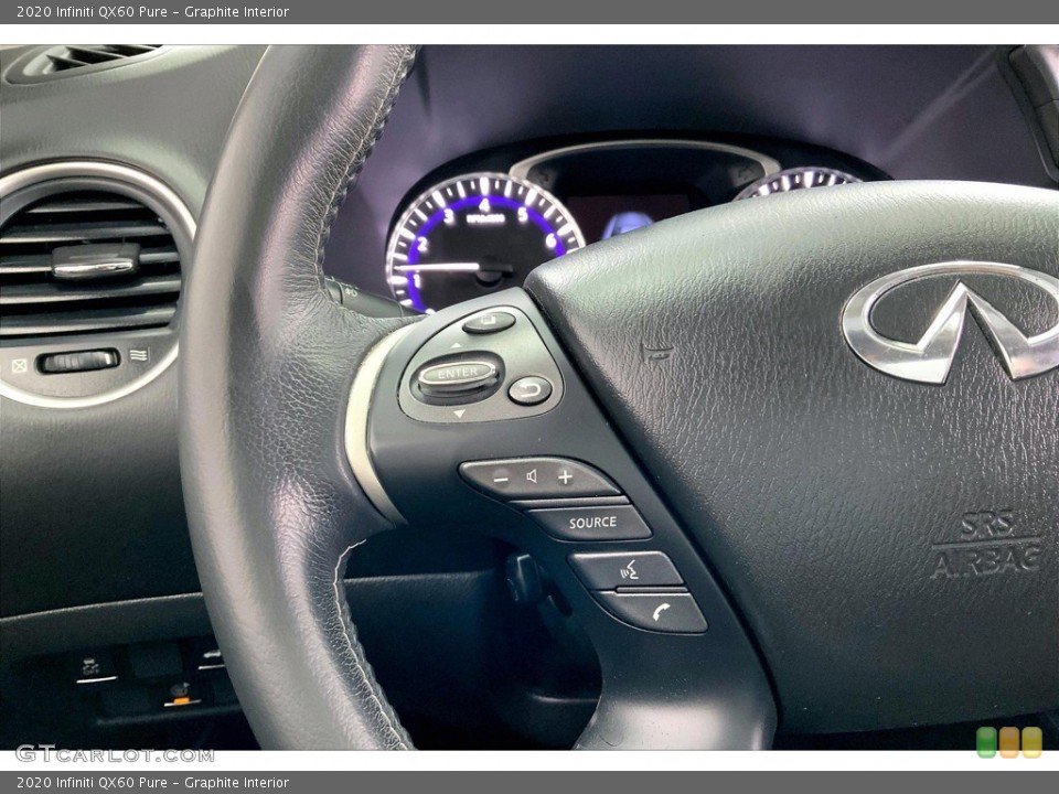 Graphite Interior Steering Wheel for the 2020 Infiniti QX60 Pure #146257881