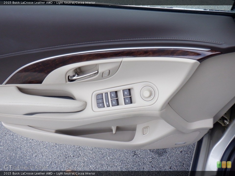 Light Neutral/Cocoa Interior Door Panel for the 2015 Buick LaCrosse Leather AWD #146258310