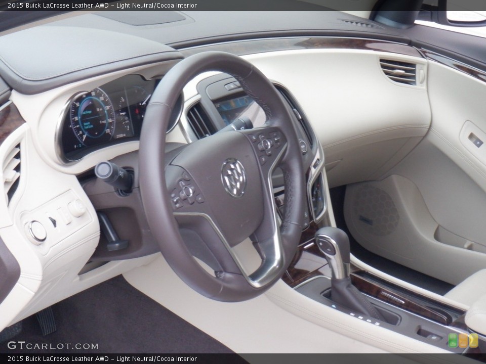 Light Neutral/Cocoa Interior Dashboard for the 2015 Buick LaCrosse Leather AWD #146258340