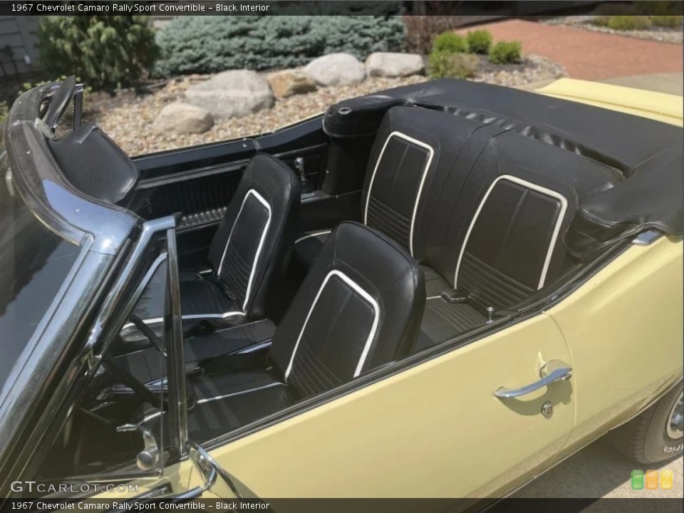 Black 1967 Chevrolet Camaro Interiors