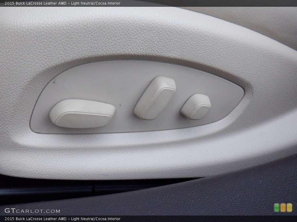Light Neutral/Cocoa Interior Front Seat for the 2015 Buick LaCrosse Leather AWD #146258376