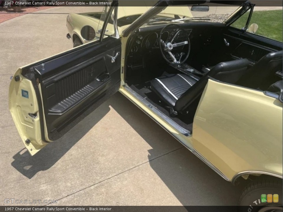 Black Interior Door Panel for the 1967 Chevrolet Camaro Rally Sport Convertible #146258389