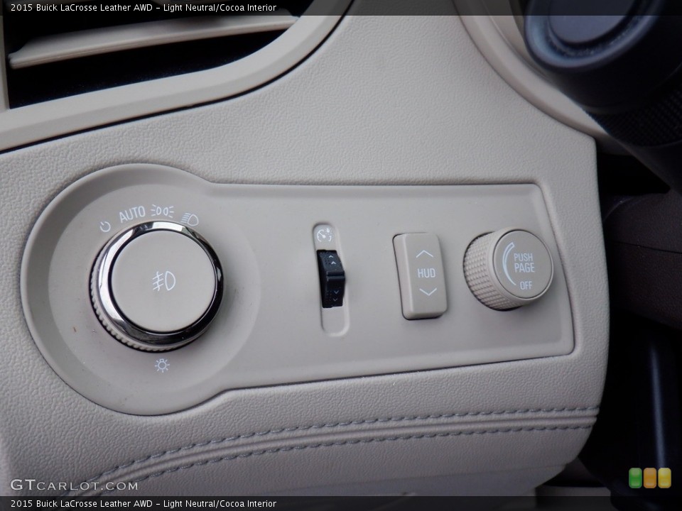Light Neutral/Cocoa Interior Controls for the 2015 Buick LaCrosse Leather AWD #146258394