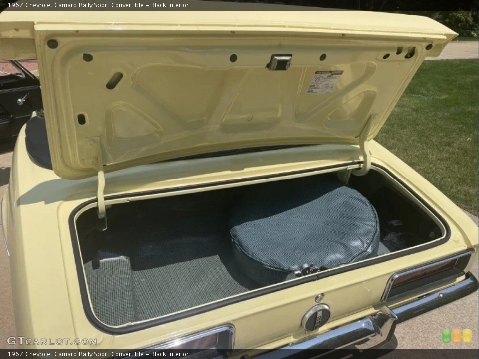 Black Interior Trunk for the 1967 Chevrolet Camaro Rally Sport Convertible #146258424