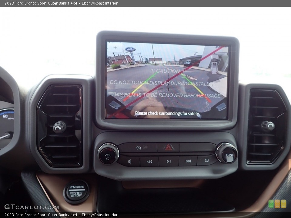 Ebony/Roast Interior Controls for the 2023 Ford Bronco Sport Outer Banks 4x4 #146258433