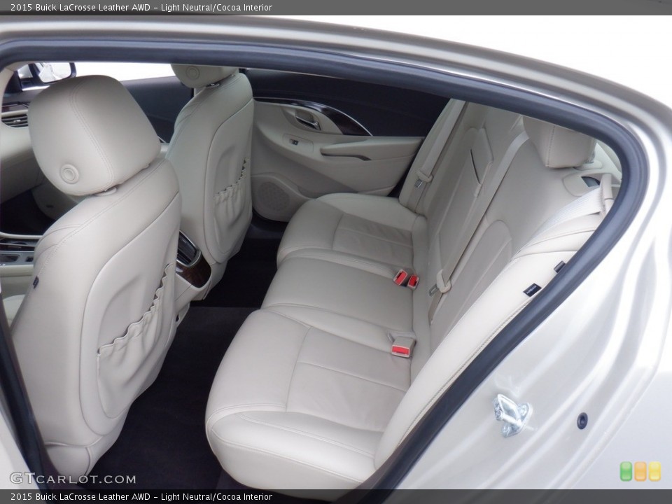 Light Neutral/Cocoa Interior Rear Seat for the 2015 Buick LaCrosse Leather AWD #146258637