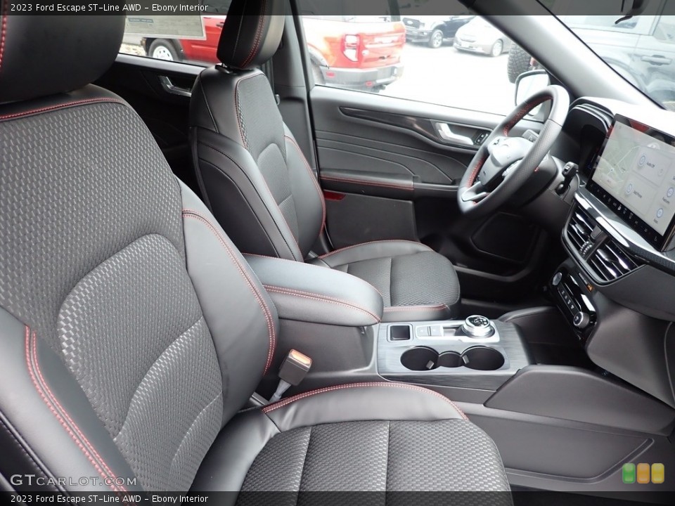 Ebony Interior Photo for the 2023 Ford Escape ST-Line AWD #146259147
