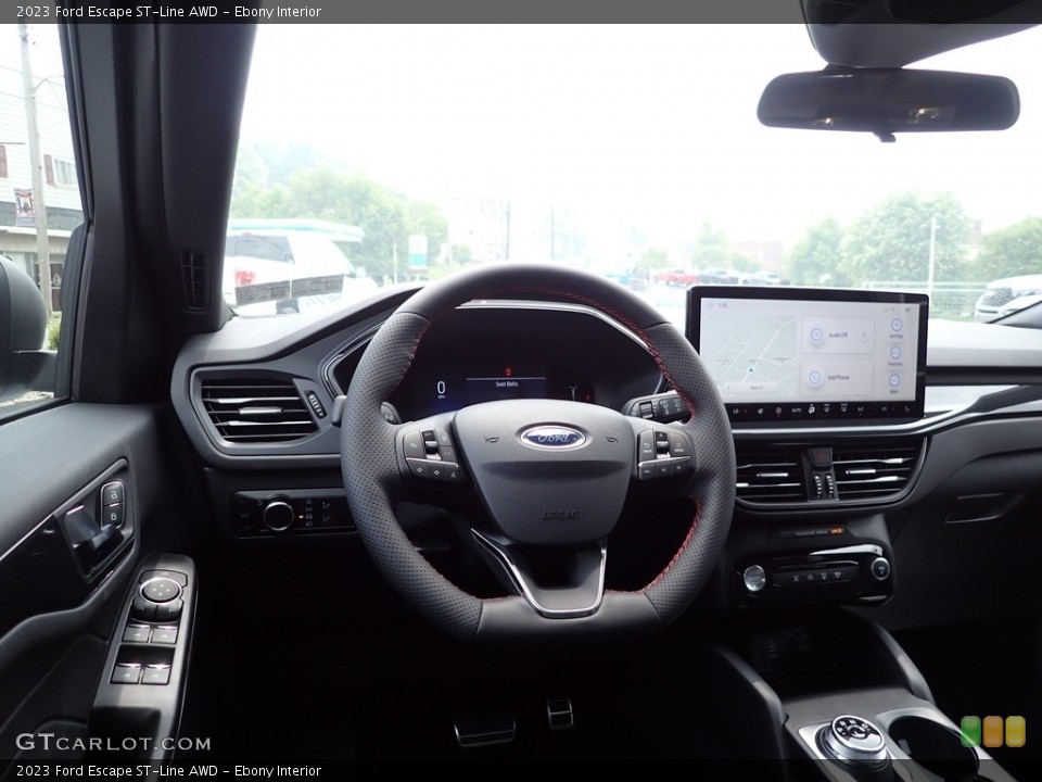 Ebony Interior Dashboard for the 2023 Ford Escape ST-Line AWD #146259189