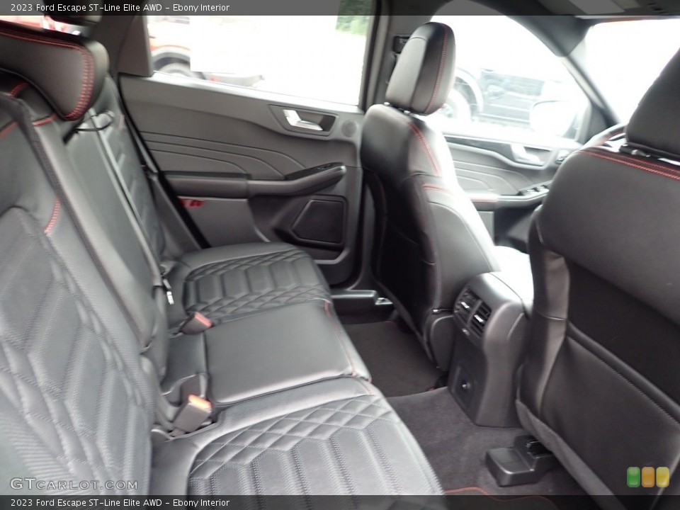 Ebony Interior Rear Seat for the 2023 Ford Escape ST-Line Elite AWD #146259414