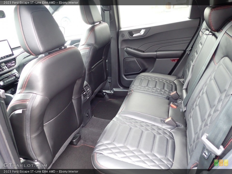 Ebony Interior Rear Seat for the 2023 Ford Escape ST-Line Elite AWD #146259423