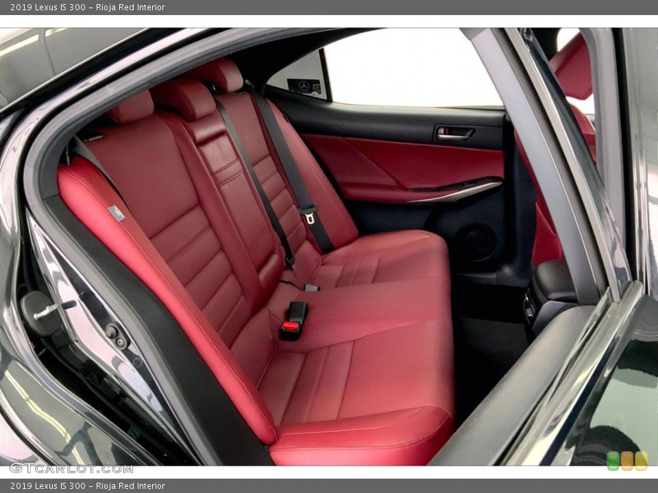 Rioja Red Interior Rear Seat for the 2019 Lexus IS 300 #146260305